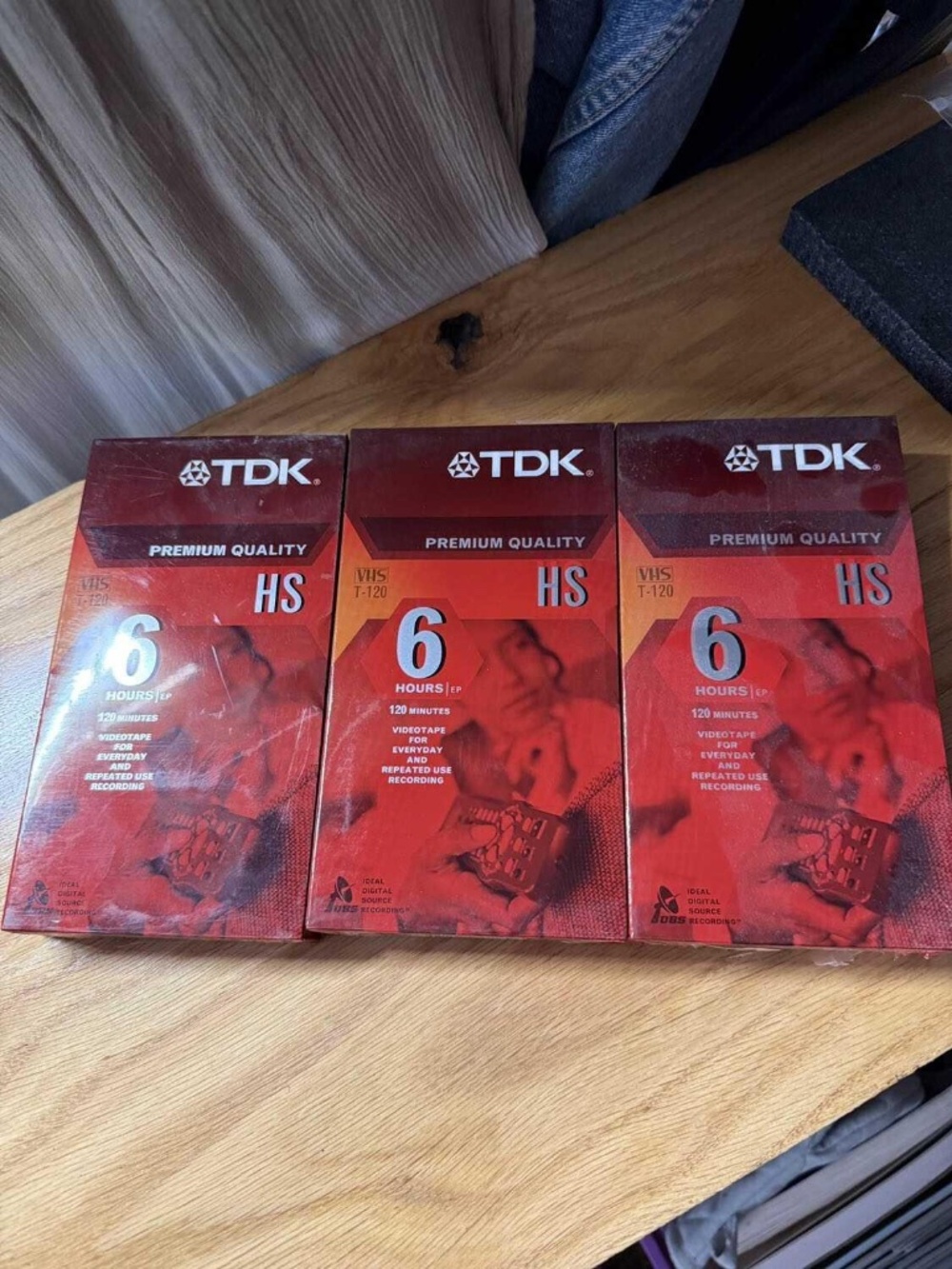 Three NEW SEALED VHS Tapes